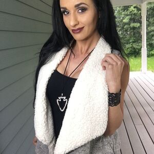 Bershka Outerwear super soft fuzzy vest